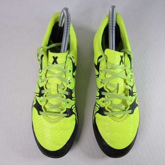 Adidas Chaos X 15.3 Astro Soccer Shoes Turf Cleats Lime Yellow Men's 5 Women's 7 - Picture 2 of 10